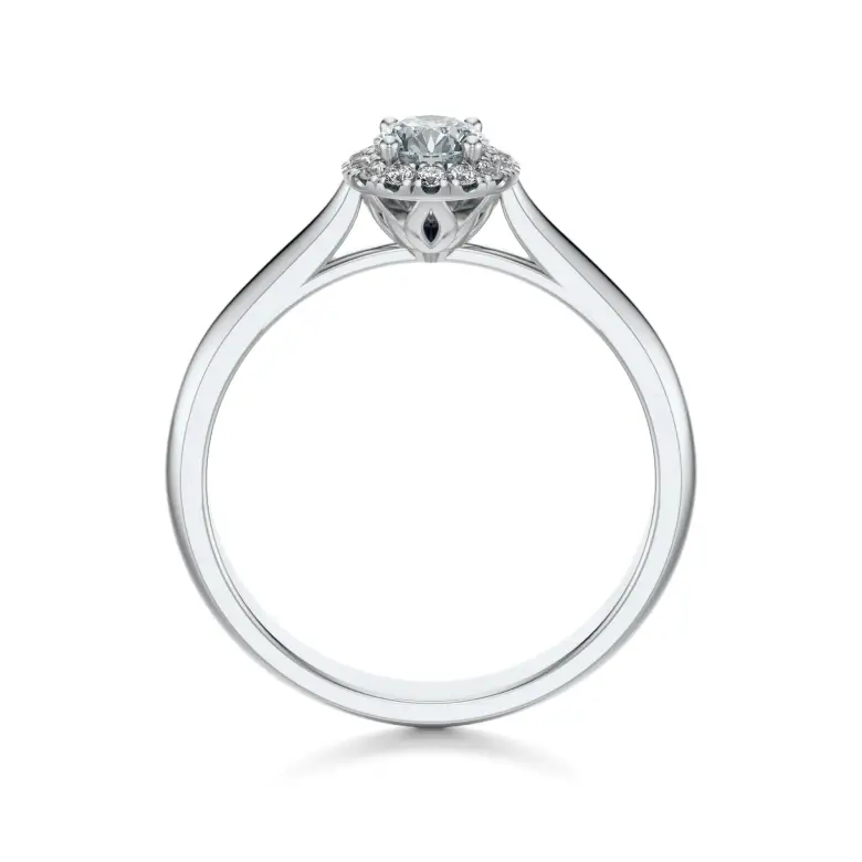 Pierścionek białe złoto z diamentami AJPZ_092